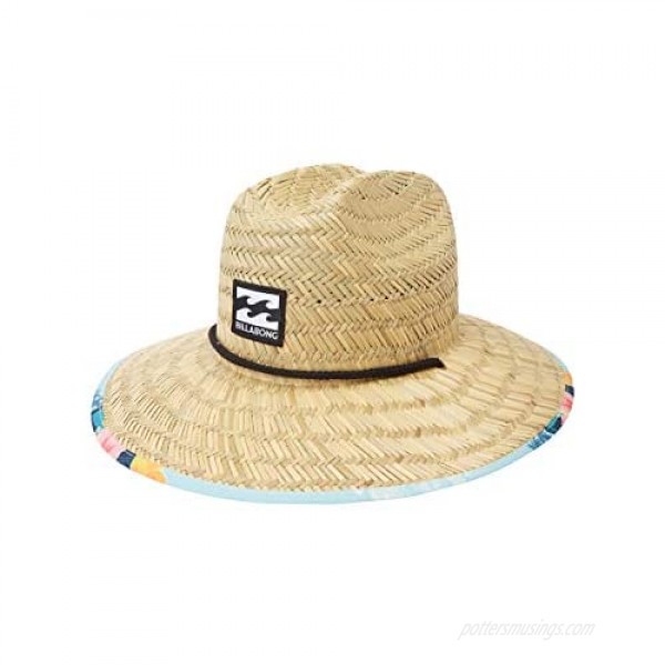 Billabong Men's Classic Printed Straw Lifeguard Hat