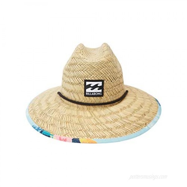 Billabong Men's Classic Printed Straw Lifeguard Hat