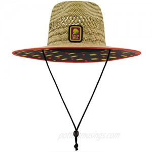 Concept One Taco Bell Straw Lifeguard Hat  Natural  One Size
