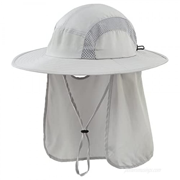 Connectyle Kids UPF 50+ Sun Hat with Neck Flap Summer Sun Protection Beach Hat