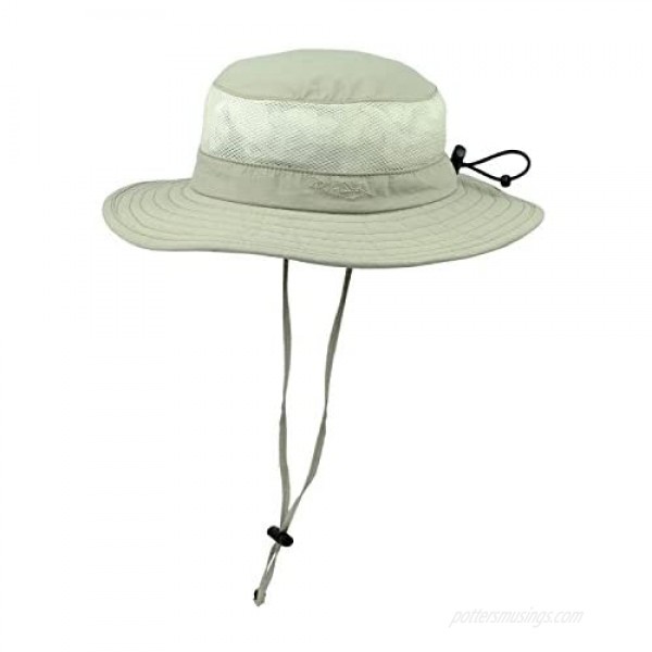 Foldable Boonie Fishing UV Sun Hat w/Vented Mesh Hiking & Outdoor Cap SPF 50+