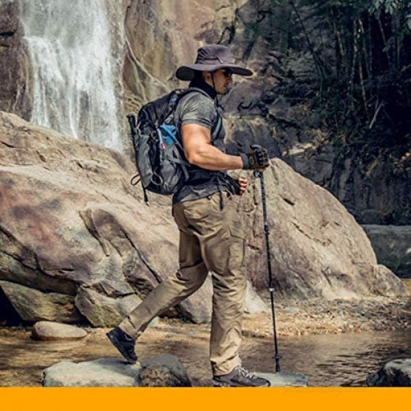 Gedston Wide Brim Sun Hats(UPF 50) + Waterproof Safari Cap for Outdoor Fishing Hiking Camping