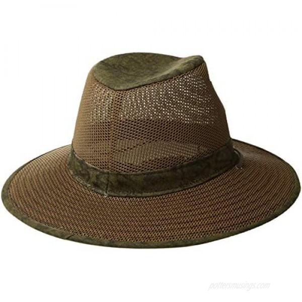 Henschel Hats Aussie Breezer 5310 Cotton Mesh Distress Gold Hat Medium