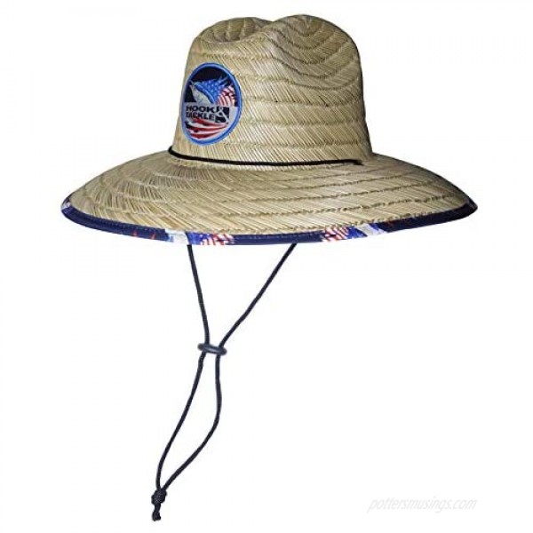 Hook & Tackle Sails & Stripes Lifeguard Straw Hat
