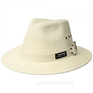 Men's Original Canvas Safari Sun Hat 2 1/2 Brim UPF (SPF) 50+ Sun Protection