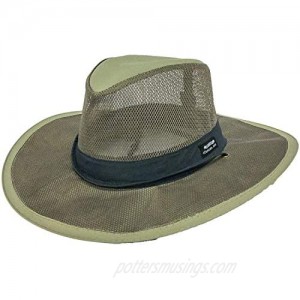Mesh Crown Safari Sun Hat  3" Brim  Adjustable Chin Cord  UPF (SPF) 50+ Sun Protection