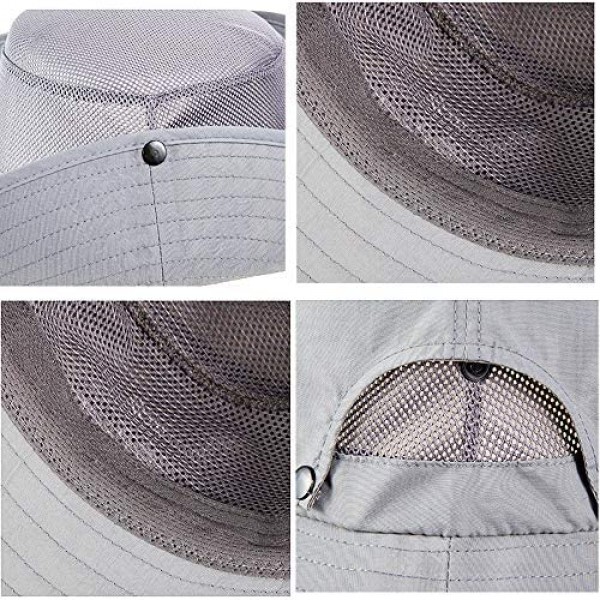 Sun Hat Breathable Adjustable Sun Hat with UV Protection Wide Brim UPF 50+ for Men Women Fishing Hiking Camping Planting