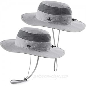 The Friendly Swede Sun Hat for Men and Women 2-Pack - UPF 50+ Fishing Boonie Hat for Safari and Summer