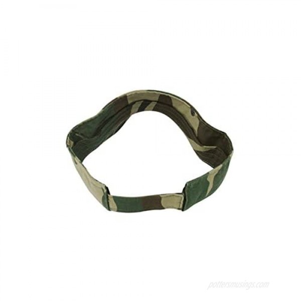 Camouflage Pattern Washed Outdoor Sun Visor