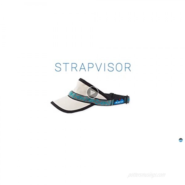 KAVU Synthetic Strapvisor Strapcap Visor Lightweight