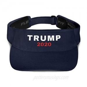 Libertee Donald Trump 2020 Flex Visor for Men and Women  One Size Fits All President Trump Visor-Cap  Printed in USA