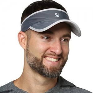 SAAKA Lightweight Visor for Men. Premium Packaging. Best for Running Golf Tennis & All Sports. Ultra Light & Adjustable.