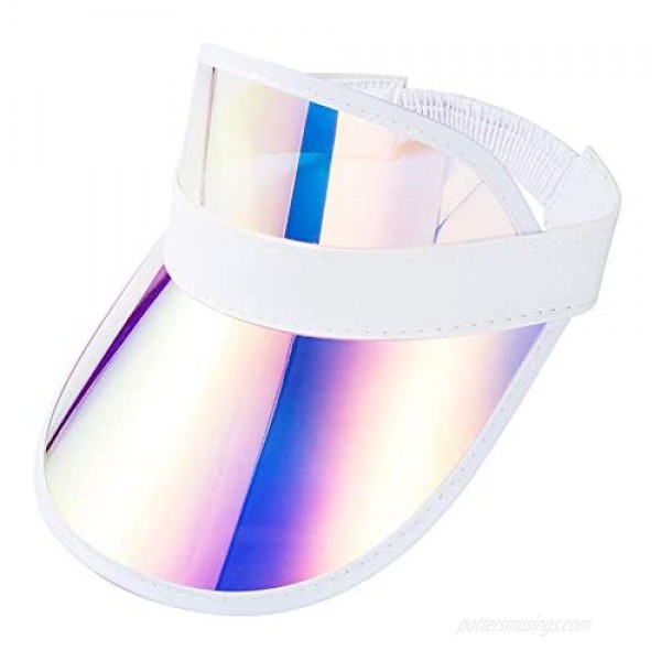 Sun Visor Hat Women Men Girls Adjustable Sport Beach Headwear Outdoor UV Protection Sunhat Transparent Clear Cap