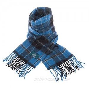 Clans Of Scotland Pure New Wool Scottish Tartan Scarf Clergy Ancient (One Size)