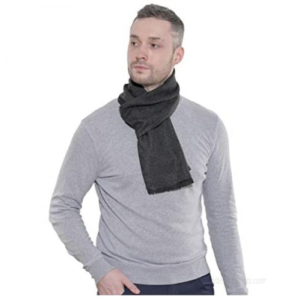 Cold Weather Scarves Thick Cashmere Scarf For Men Warm Soft Wool Scarf For Winter Autumn