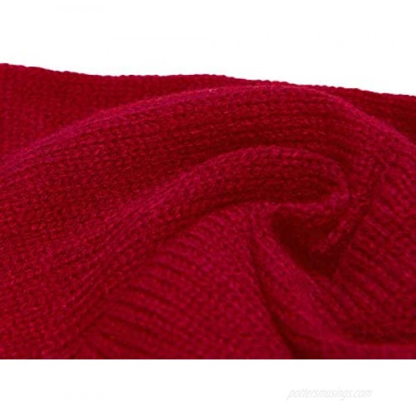 Gelante Men Classic Knit Winter Scarf Warm Double layer