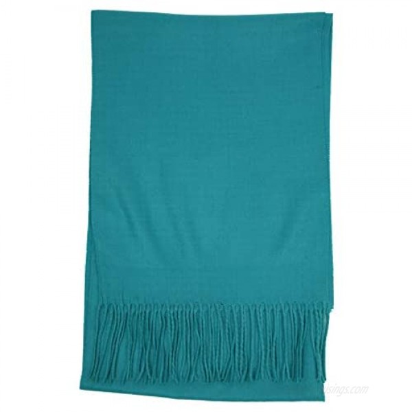 Love Lakeside-Men's Cashmere Feel Winter Solid Color Scarf