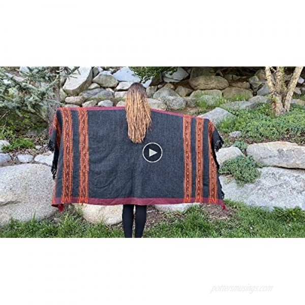 Meditation Shawl | Plain Meditation Blanket Prayer Shawl or Wool Wrap