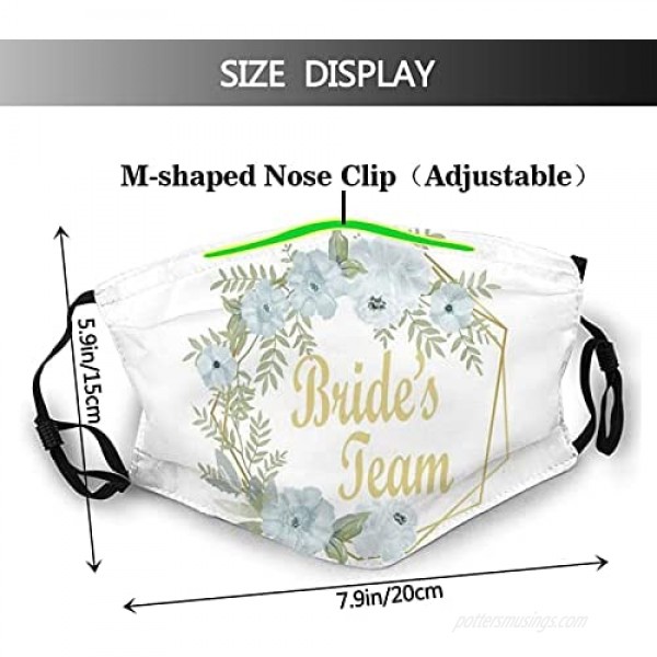 Wedding Face Mask Bride And Groom Mask Fashion Scarf Design For Adult Reusable Breathable