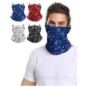 Face Masks Face Bandanas with Ear Loops for Sports  Outdoors  Sport Headband Neck Gaiter