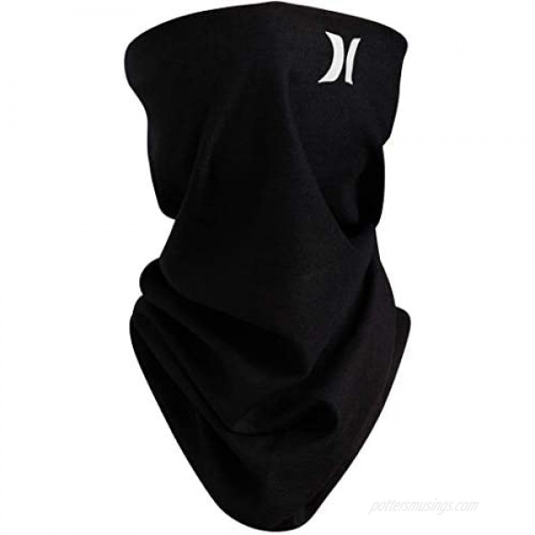 Hurley 2 Pack Multipurpose Lightweight Neck Gaiter Face Mask with Moisture Wicking Technology