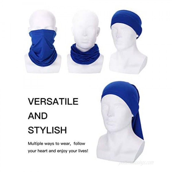 Lightweight Neck Gaiter Sun Protection Face Cover Thin Face Scarf