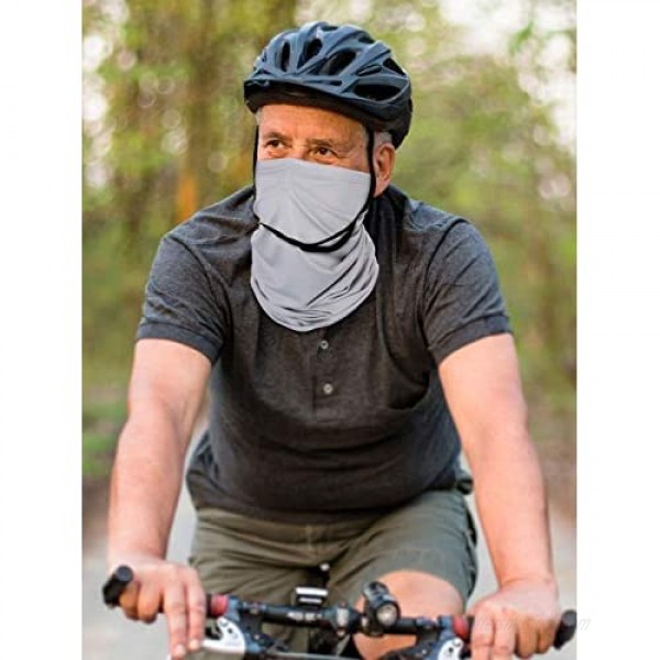 Lightweight Neck Gaiter Sun Protection Face Cover Thin Face Scarf