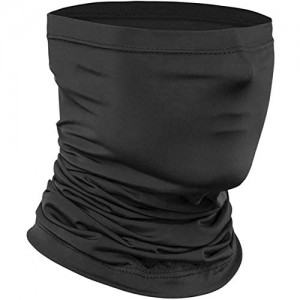 Neck Gaiter Ice Silk Cooling Sports Face Scarf for Dust Outdoors for Mens and woman Black