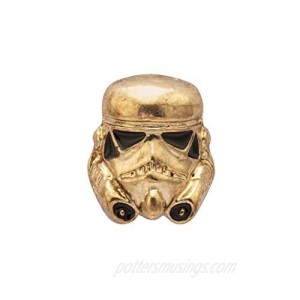 A N KINGPiiN Lapel Pin for Men Gold Mask Brooch Costume Pin Shirt Studs Men's Accessories
