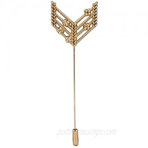 Knighthood Gold Arrow Lapel Pin Badge Coat Suit Wedding Gift Party Shirt Collar Accessories Brooch for Men Golden