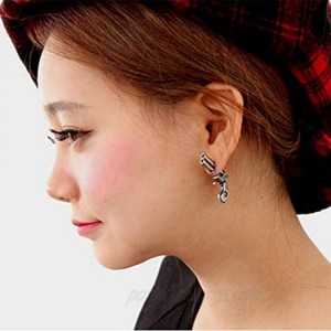 Boaccy Gun Earrings Jacket Earring Sexy Ear Jewelry Set for Women Girls