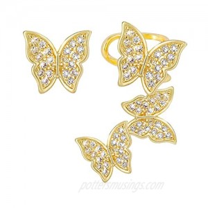Buleens 14K Gold Earrings Earring Jackets Gold Plated for Women