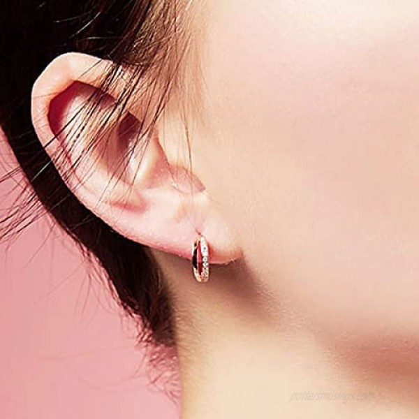 Threaded Stud Earrings Trendy Earrings Simple and Small Hollow Ear Buckle