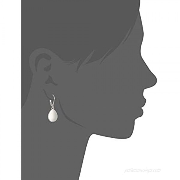 Nine West Women's Silver Teardrop Earrings