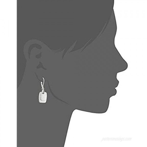 NINE WEST Women's Silvertone Crystal Drop Earrings
