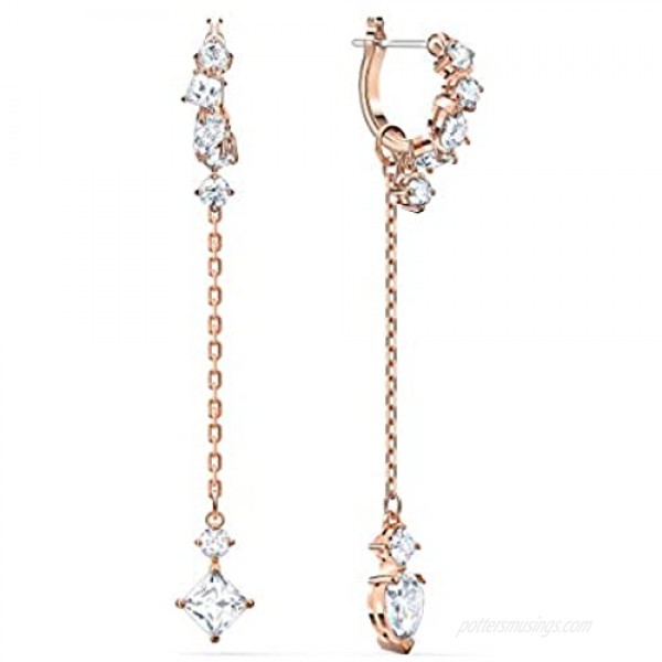 SWAROVSKI Women's Attract Jewelry Collection Rhodium Finish Clear Crystals