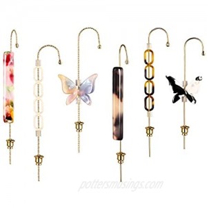 6Pcs Ear Wrap Crawler Hook Earrings for Women Piercing Ear Cuffs Set 14K Gold Plated Acrylic Tortoise Ear Pins Girls Fashion