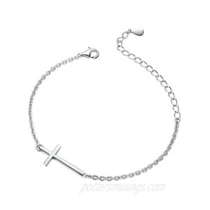Anklet for Women S925 Sterling Silver Adjustable Foot Ankle Bracelet Jewelry