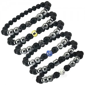 Anti-Swelling Black Obsidian Anklet  Adjustable Jewelry Magnetic Obsidian Bracelet for Women and Men.