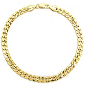 Fashion 21 Electro Gold Plated 10 inches Diversified Chain Anklet Foot Chain Bracelet in Gold Color Made in Korea