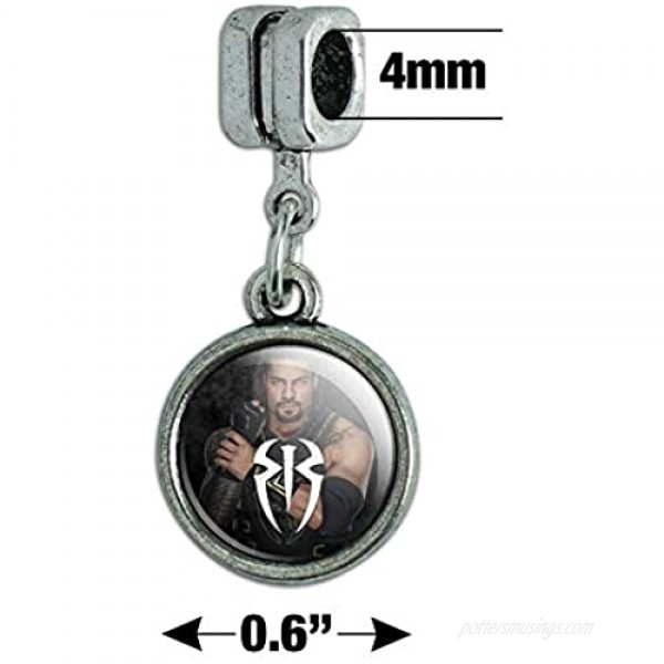 GRAPHICS & MORE WWE Roman Reigns Locked and Loaded Italian European Style Bracelet Charm Bead
