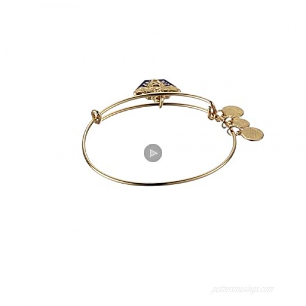 Alex and Ani Color Infusion Honey Bee EWB Shiny Gold One Size
