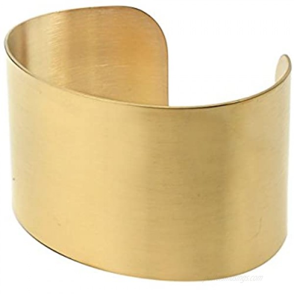 COUYA Silver Wide Grooved Cuff Bangle for Women Girls Stainless Steel Shiny Punk Bracelet