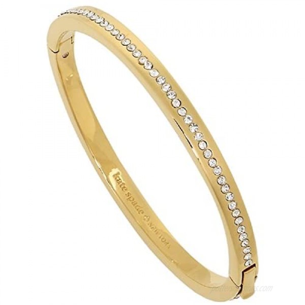 Kate Spade Ring It Up Pave Bangle Bracelet Gold/Clear