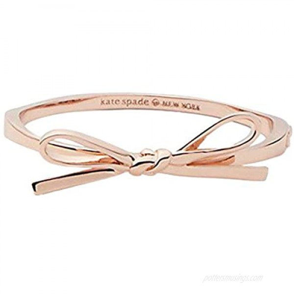 Kate Spade Skinny Mini Bow Bangle Bracelet Rose Golden