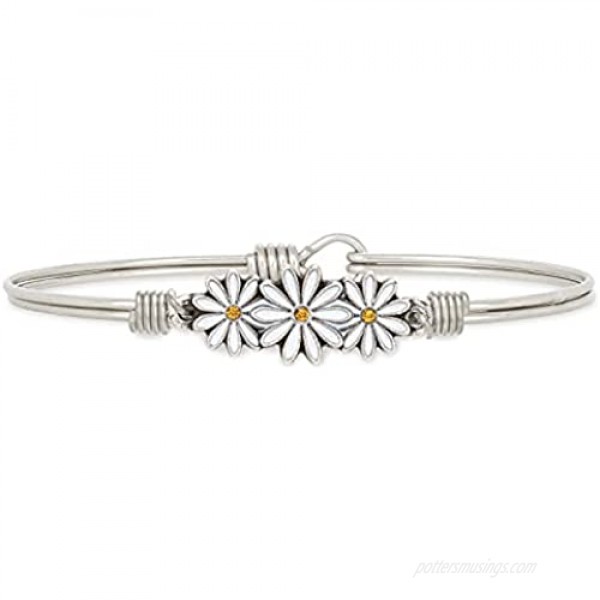 Luca + Danni | Daisies Bangle Bracelet For Women Made in USA