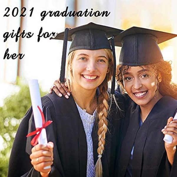 M MOOHAM Graduation Gifts for Her 2021 Senior Class of 2021 High School College Graduation Gifts for Women Girls Friend Daughter Inspirational Graduation Bracelet Jewelry