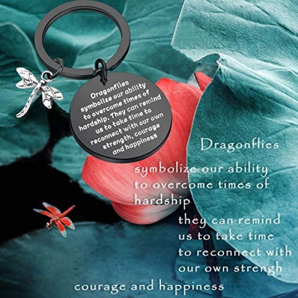 MAOFAED Dragonfly Gift Dragonfly Lover Gift Dragonfly Jewelry Dragonfly Inspirational Gift Encouragement Gift for Friend Dragonfly Spiritual Gift