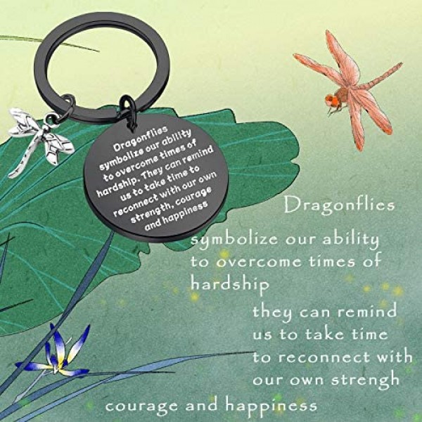 MAOFAED Dragonfly Gift Dragonfly Lover Gift Dragonfly Jewelry Dragonfly Inspirational Gift Encouragement Gift for Friend Dragonfly Spiritual Gift