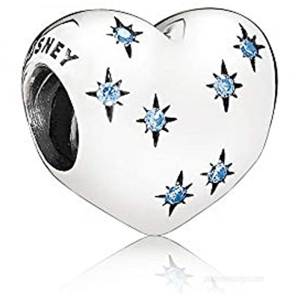 PANDORA Women's Disney Cinderella Heart Silver Charm - 791593CFL